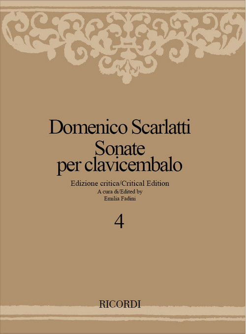 Sonate Per Clavicembalo - Volume 4: Ed. Critica E. Fadini