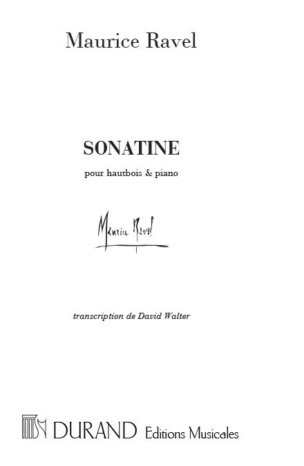 Sonatine Hautbois-Piano, Oboe [2 Oboi] [Corno Inglese] e pianoforte