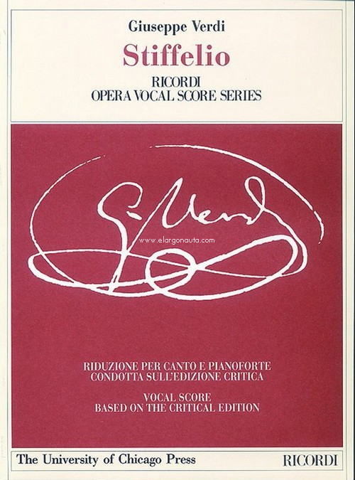 Stiffelio, Vocal and Piano. 9788875927493