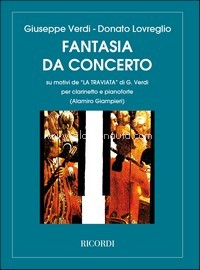 Fantasia da concerto su motivi della Traviata: Per clarinetto e pianoforte. 9790041275468