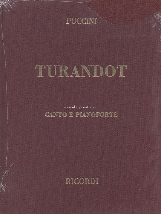 Turandot: Testo Cantato In Italiano-Tedesco, Vocal and Piano