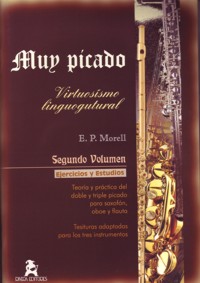 Muy picado Vol.2  (ejercicios y estudios), saxofón (oboe/flauta). 9788487177316