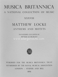 Anthems and Motets, Choir. Musica Britannica, vol. XXXVIII