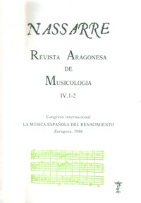 Nassarre 4-1/2. Revista Aragonesa de Musicología. 39131