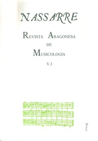 Nassarre 5-1. Revista Aragonesa de Musicología