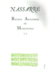 Nassarre 5-2. Revista Aragonesa de Musicología