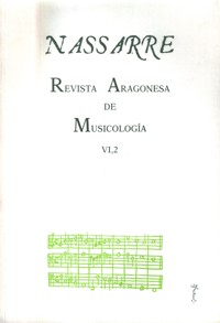 Nassarre 6-2. Revista Aragonesa de Musicología