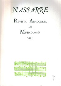 Nassarre 7-1. Revista Aragonesa de Musicología. 39136