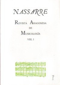 Nassarre 8-1. Revista Aragonesa de Musicología