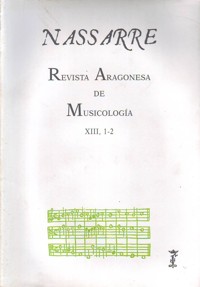 Nassarre 13-1/2. Revista Aragonesa de Musicología. 39147