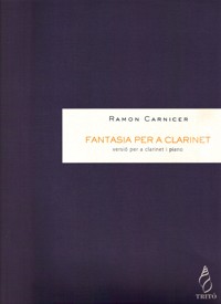 Fantasía per a clarinet. Versión para clarinete y piano