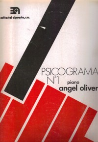 Psicograma nº 1, para piano. 9790692121763