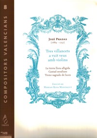 Tres villancets a vuit veus amb violins. 9790692044499 Tres villancets a vuit veus amb violins. 9790692044499