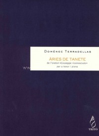 Àries de Tanete de l'oratori 'Giuseppe riconosciuto', per a tenor i piano