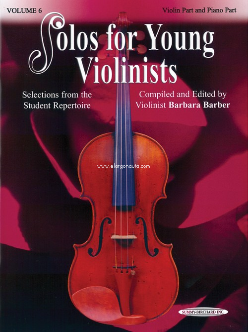 Solos For Young Violinists, vol. 6. 9780874879933