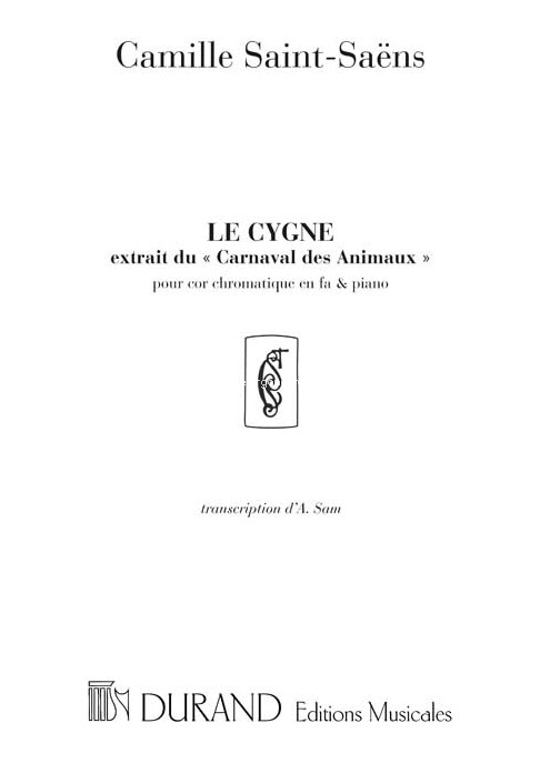 Le Cygne, pour cor chromatique en Fa et piano