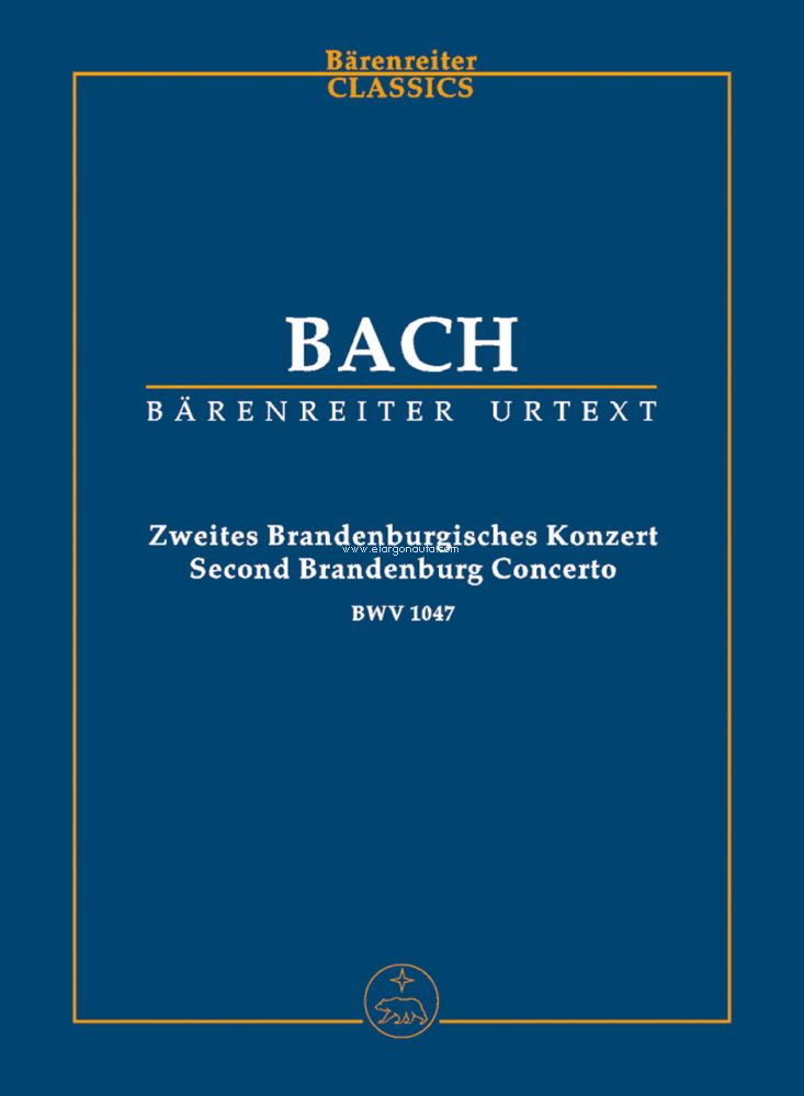 Brandenburg Concerto No.2 In F, BWV 1047. 9790006200030