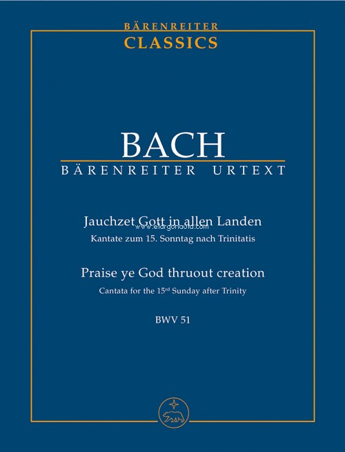 Cantata No. 51 - BWV 51, Orchestra