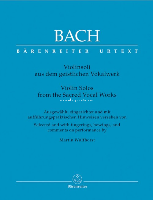 Violinsoli Aus Dem Geistlichen Vokalwerk: With a second violin part for two soloists