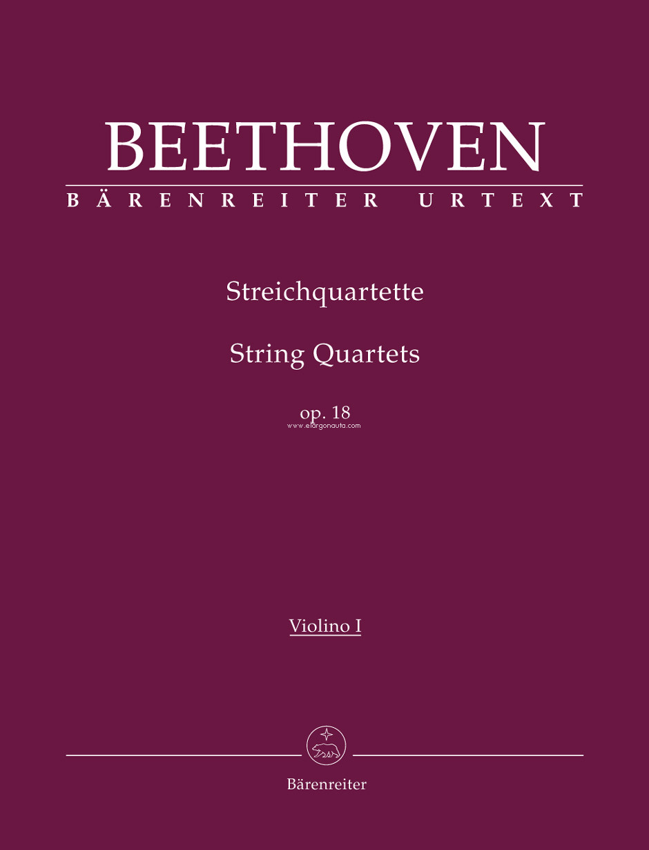 Streichquartette op. 18, set of parts. 9790006532988