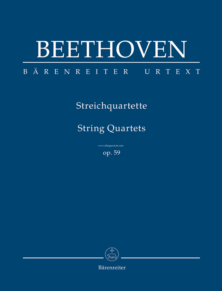 Streichquartet Op.59, String Quartet. 9790006204731