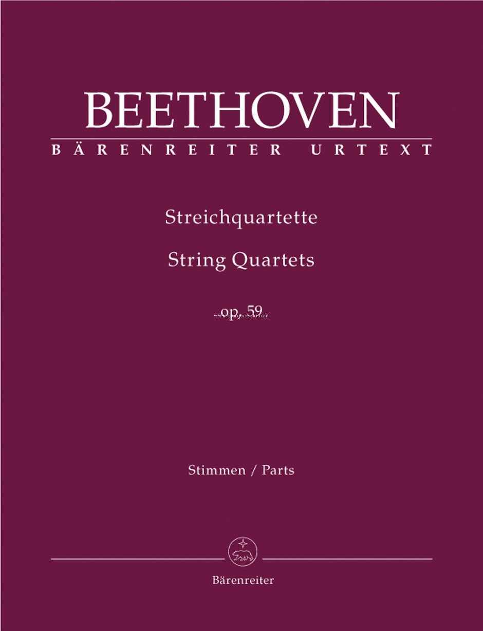 String Quartets Op. 59 Parts. 9790006535187