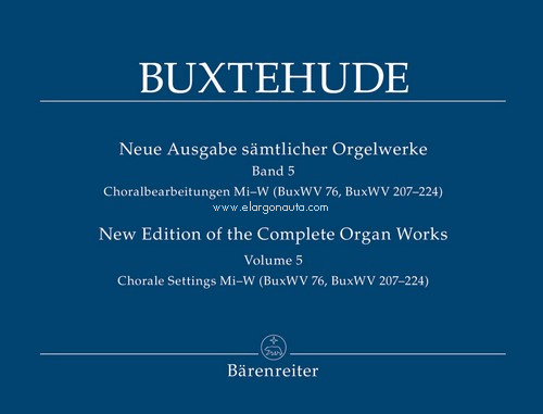 Orgelwerke 5 ( Sämtliche ) Choralbearbeitungen M-W, Organ