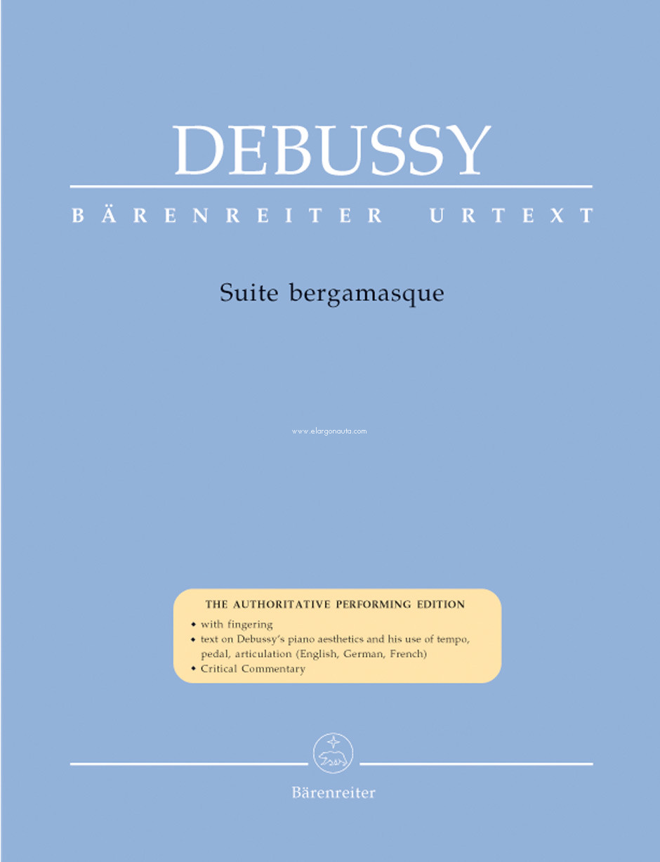 Suite Bergamasque, Piano