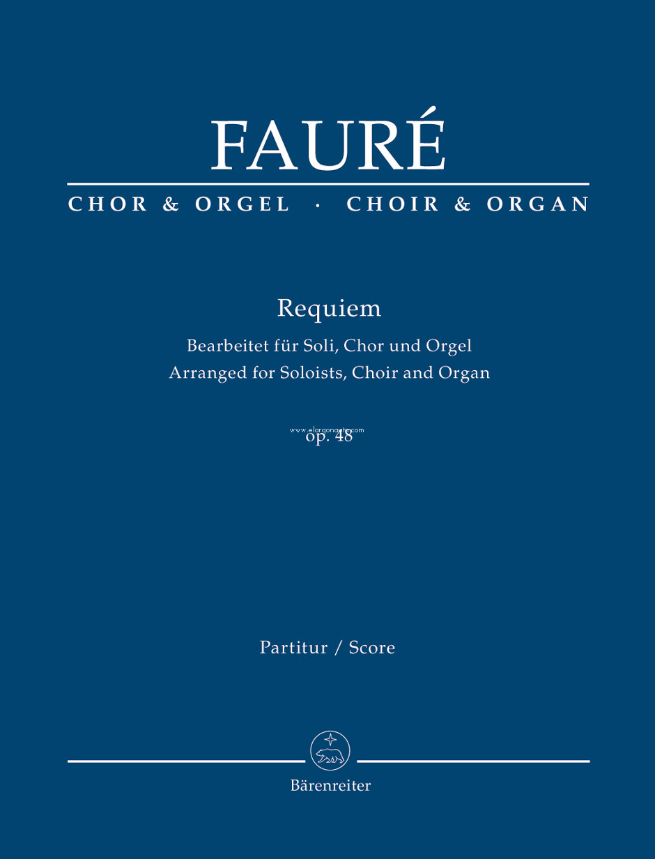 Requiem, Op. 48. Vocal Score