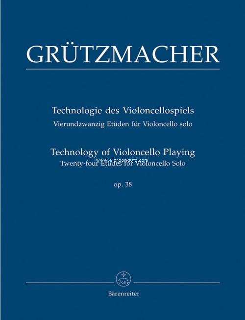 Technology of Violoncello Playing: Twenty-four Etudes for Violoncello Solo