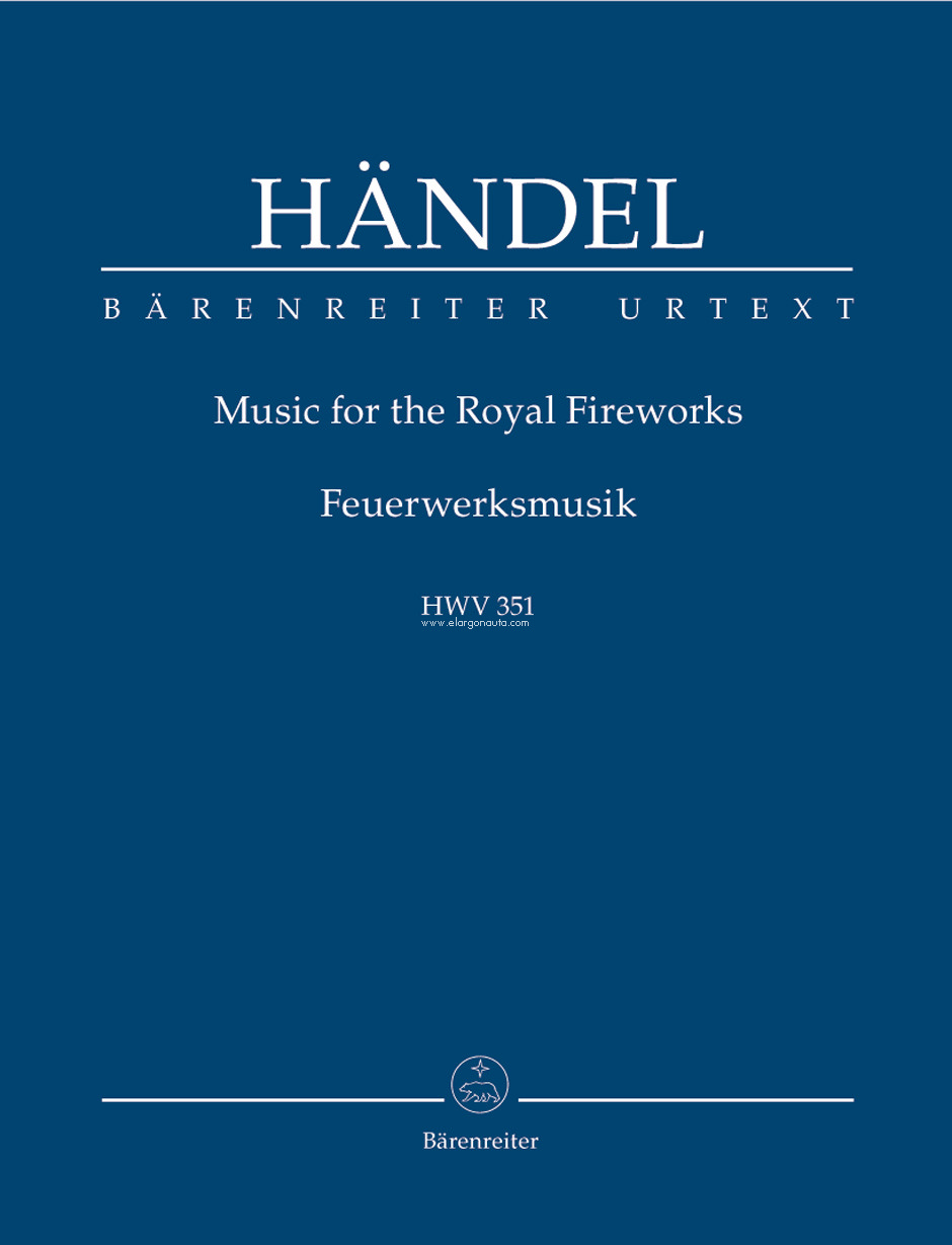 Music For The Royal Fireworks HWV 351, Orchestra. 9790006205196