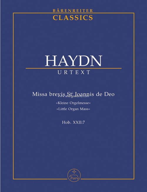 Missa Brevis Sancti Joannis De Deo: Kleine Orgelmesse., Solo Soprano, Mixed Choir, Strings, Organ