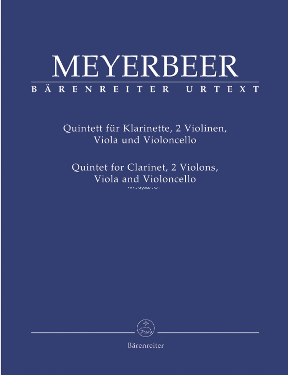 Quintett: Sonate pour la Clarinette avec accompagnement de 2 Violons, Alto & Violoncelle. Erstausgabe, Clarinet and String Quartet