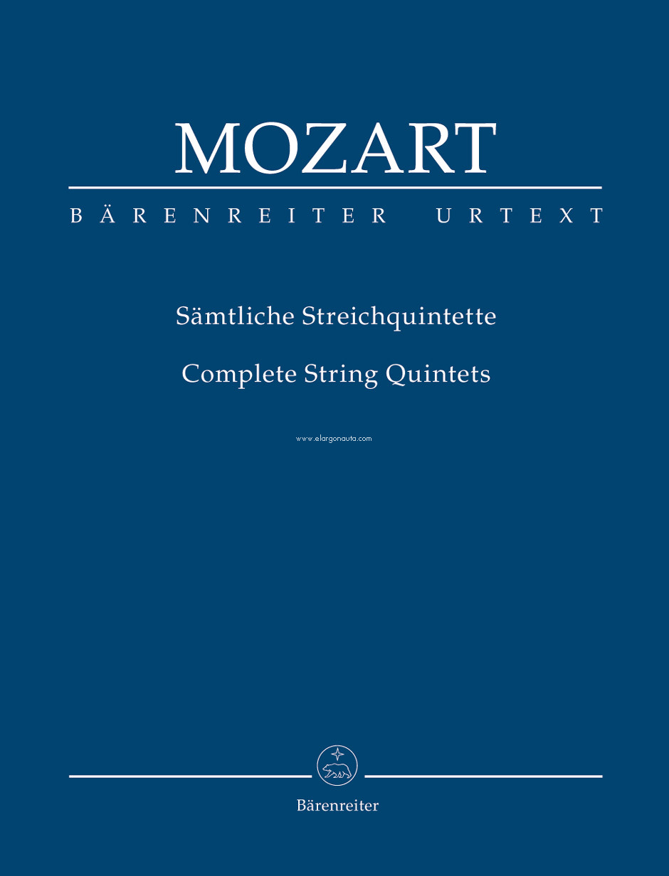 String Quintets, 2 Violins, 2 Violas and Cello