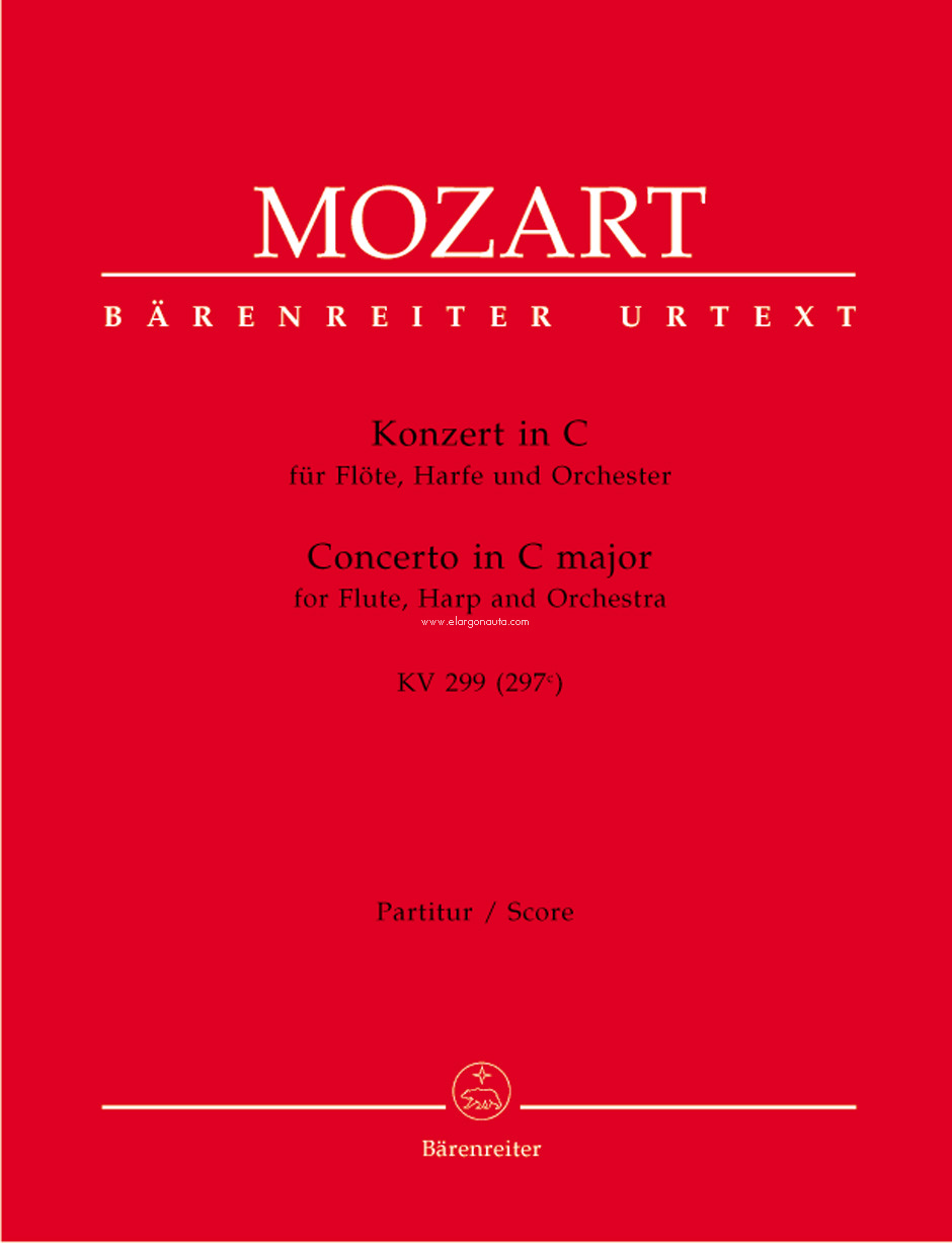 Concerto in C major K. 299 (297c): for Flute, Harp and Orchestra