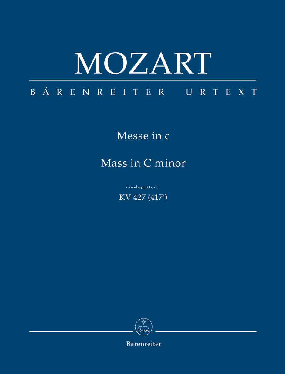 Mass In C Minor K.427 / K.417a, Soloists, SATB and Orchestra. 9790006202232