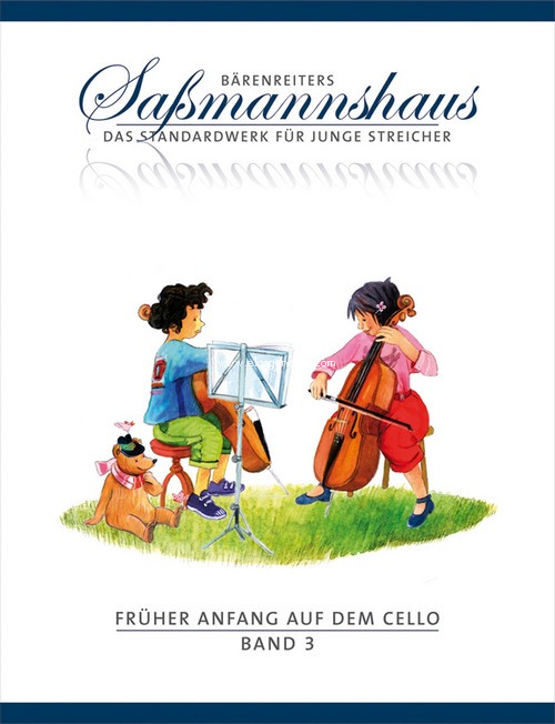 Früher Anfang auf dem Cello, Band 3. Frühes Duospiel. Tänze und Spielstücke in verschiedenen Tonarten. 9790006536566