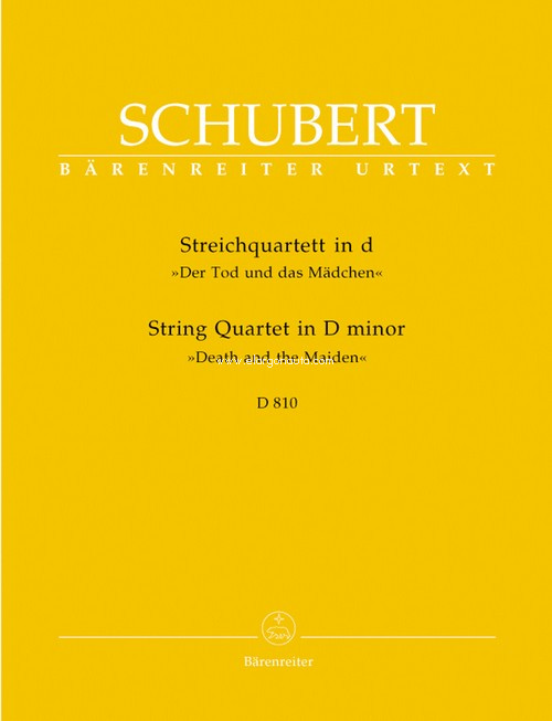 Streichquartett d-moll D 810 "Der Tod und das Mädchen". 9790006472796