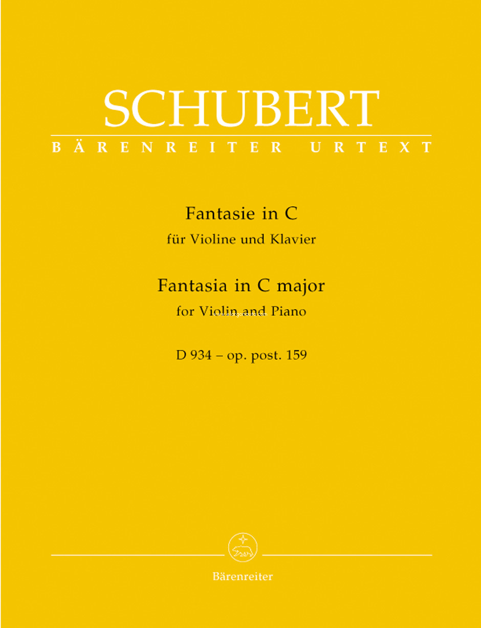 Fantasia In C Major, For Violin & Piano: for Violin and Piano