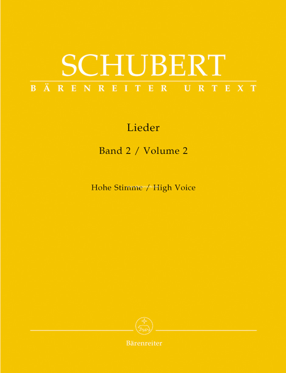 Lieder Band 2 - High Voice: Hohe Stimme / High Voice, Vocal and Piano