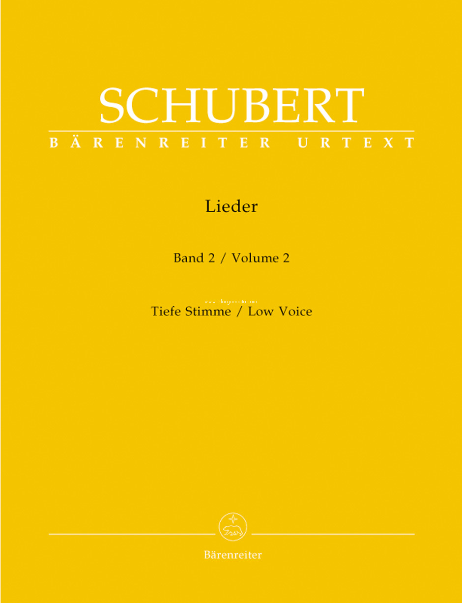 Lieder Band 2 - Low Voice: Tiefe Stimme / Low Voice, Vocal and Piano