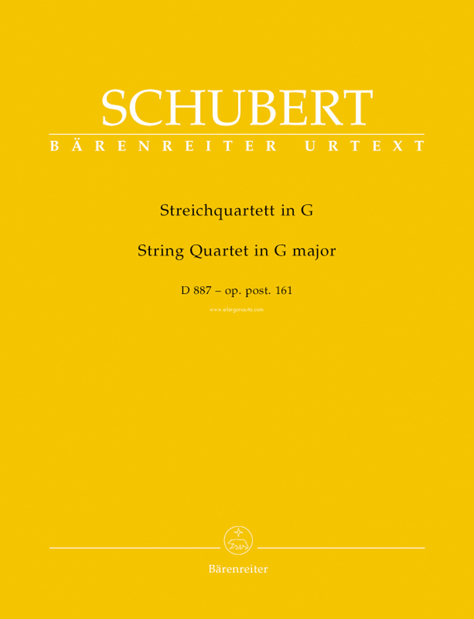 String Quartet G major op. post. 161 D 887