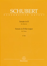 Sonata in B-flat major, for Piano, D 960. 9790006499809