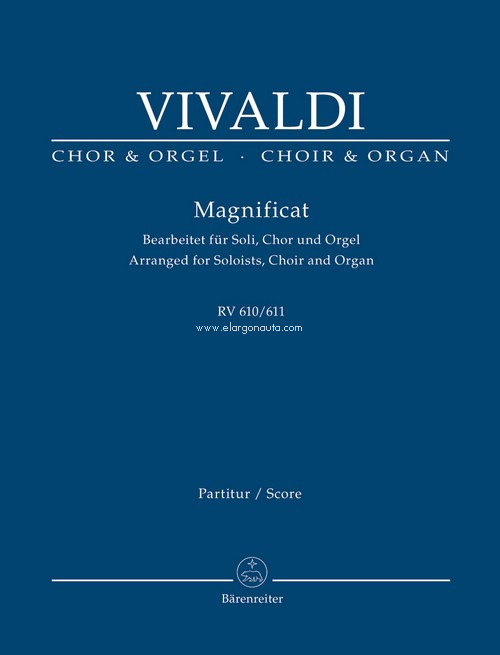 Magnificat RV 610a-611: Vocal Score, SATB