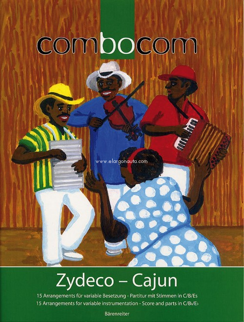 Combocom: Zydeco - Cajun, 15 Arrangements für variable Besetzung, Percussion