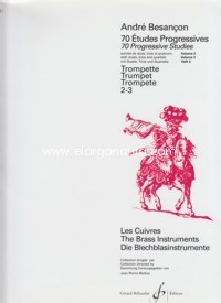 70 Etudes progressives, vol. 2, trompette. 9790043017097