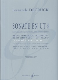 Sonate en Ut diese, pour saxophone alto et piano. 9790043002994 Sonate en Ut diese, pour saxophone alto et piano. 9790043002994