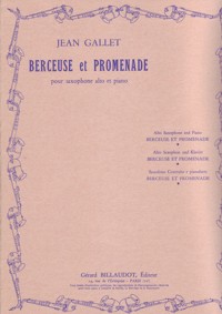 Berceuse et Promenade, pour saxophone et piano