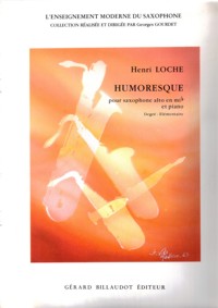 Humoresque, pour saxophone alto en Mi b et piano. 41423