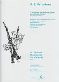 Concerto en Mi b majeur, pour clarinette et piano